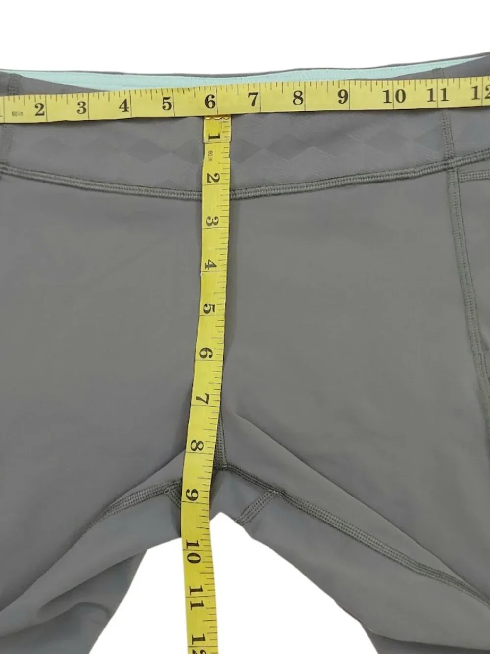 Ivivva Lululemon Leggings Girls Youth 14 Gray Athletic Pockets Reflective Calf